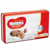 HUGGIES DRYCOMFORT DIAPERS SIZE 2 (54 diapers)
